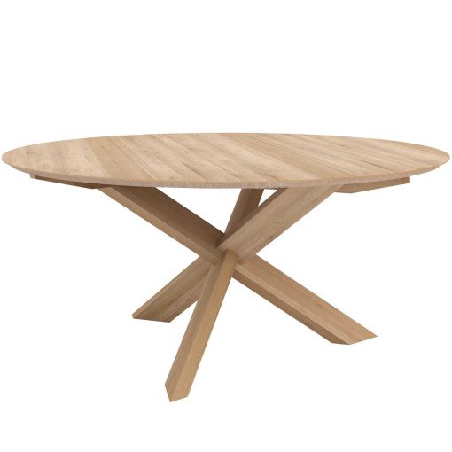 Circle eettafel 163 naturel eiken