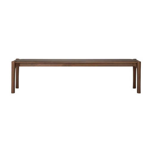 PI eetbank 186x35 teak bruin