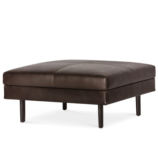 Etcetera poef 89x89 Cera Coffee