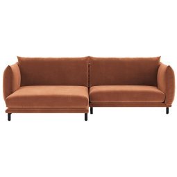 Frankie bank met divan links Royal 160 magnolia