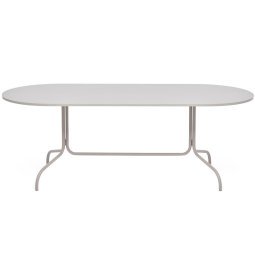 Friday tafel ovaal 210x90 mat beige