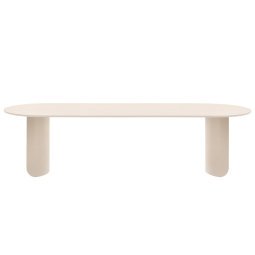 Plateau eettafel 280x95 sand