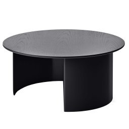 Plateau salontafel rond Black