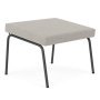 Monday ottoman zwart Sydney 22 beige