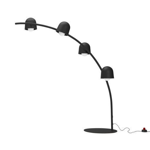 Big Lebow vloerlamp Anthracite