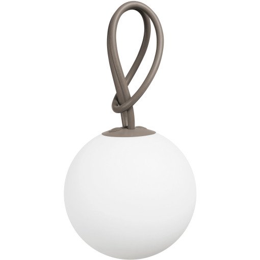 Bolleke hanglamp LED oplaadbaar Ø20 taupe