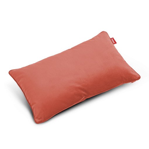 King Velvet kussen rechthoek 66x40 Recycled Rhubarb