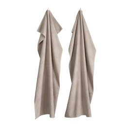 R33 handdoek 70x140 set van 2 beige