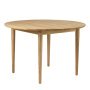 C62 eettafel Ø115 eiken naturel