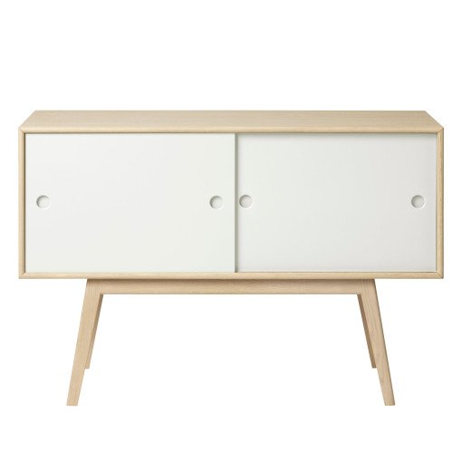 A83 dressoir eiken naturel/wit