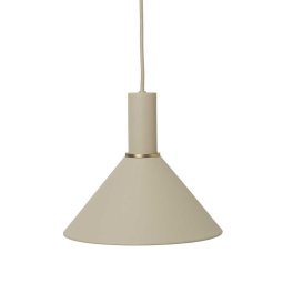 Cone Cashmere hanglamp laag