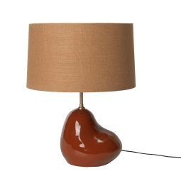 Hebe tafellamp small terracotta, curry