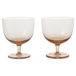 Host water glas set van 2 Blush