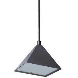 Kare hanglamp Blackened Stainless steel