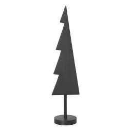 Winterland Tree kerstdecoratie solid black brass