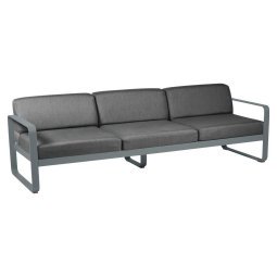 Bellevie 3-zit loungebank kussen antraciet Storm Grey