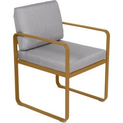 Bellevie Dining Armchair tuinstoel kussen flannelgrijs Gingerbread