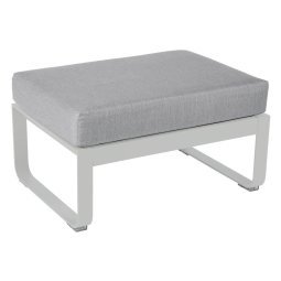 Bellevie hocker kussen flannelgrijs Steel grey