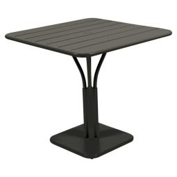 Luxembourg tuintafel 80x80 Liquorice