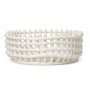 Ceramic basket opbergmand centerpiece Off-White