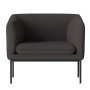 Turn fauteuil Black Cyber Dark Grey