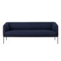 Turn Sofa bank Wool 3-zits donkerblauw