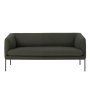 Turn Sofa bank Wool 2-zits donkergroen