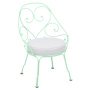 1900 fauteuil met off-white zitkussen Opaline