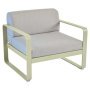 Bellevie fauteuil kussen flannelgrijs Willow Green