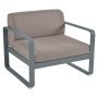 Bellevie fauteuil kussen grey taupe Storm Grey