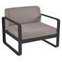 Bellevie fauteuil kussen grey taupe Anthracite