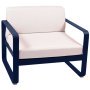 Bellevie fauteuil kussen wit Deep Blue