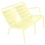 Luxembourg fauteuil duo frosted lemon