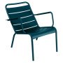 Luxembourg Low fauteuil met armleuning Acapulco Blue