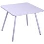 Luxembourg kinder tuintafel 57x57 Marshmallow