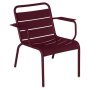 Luxembourg lounge fauteuil met armleuning Black Cherry