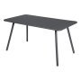 Luxembourg tuintafel 143x80 Anthracite