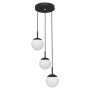 MOOON! cluster 3 hanglamp LED Ø15 anthracite