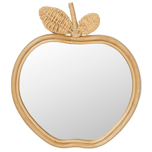 Tweedekansje - Apple Braided spiegel rotan appel