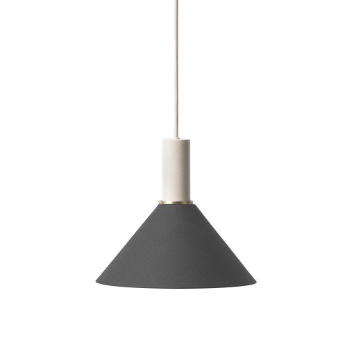Cone Black hanglamp klein lichtgrijs