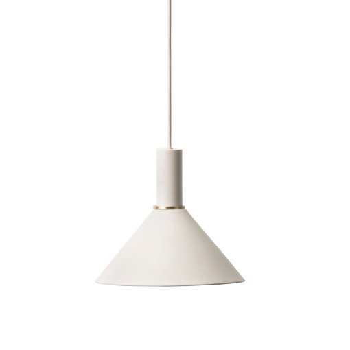 Cone Light Grey hanglamp klein lichtgrijs