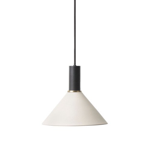 Cone Light Grey hanglamp klein zwart