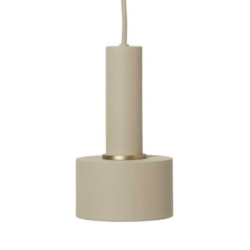 Disc Cashmere hanglamp hoog