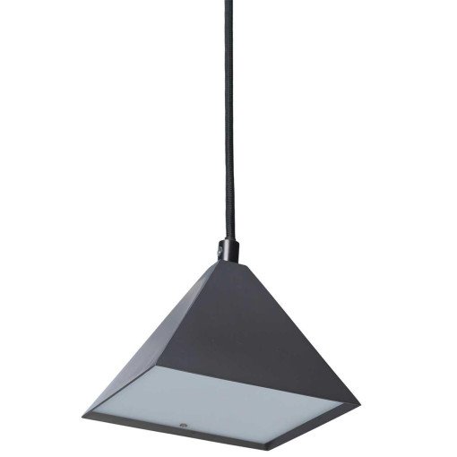 Kare hanglamp Blackened Stainless steel