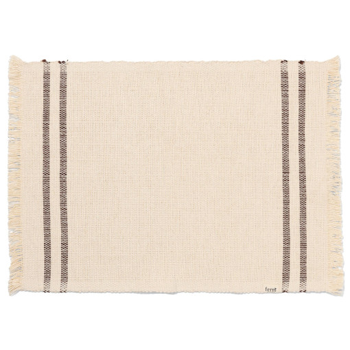 Savor placemat off-white/chocolate