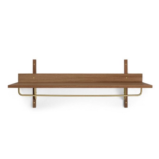 Sector Rack kapstok Smoked Oak/Brass