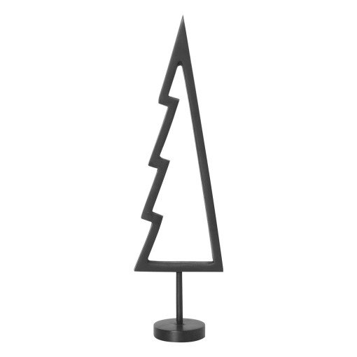 Winterland Tree woondecoratie outline black brass