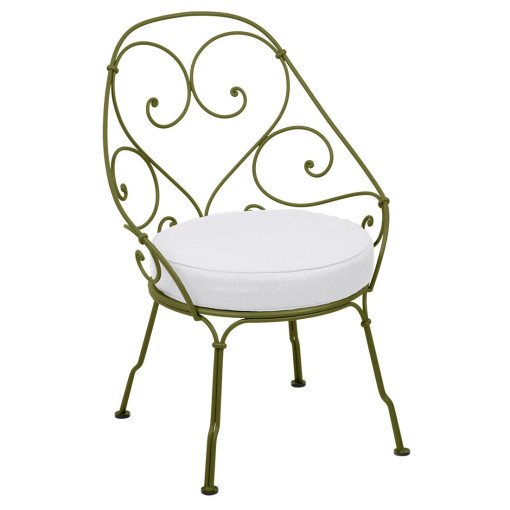 1900 fauteuil met off-white zitkussen Pesto