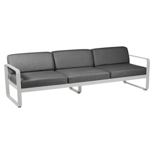 Bellevie 3-zit loungebank kussen antraciet Steel Grey