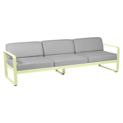 Bellevie 3-zit loungebank kussen flannelgrijs Frosted Lemon